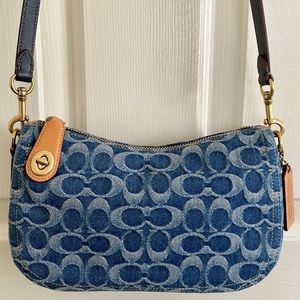 Coach Denim Swinger Bag